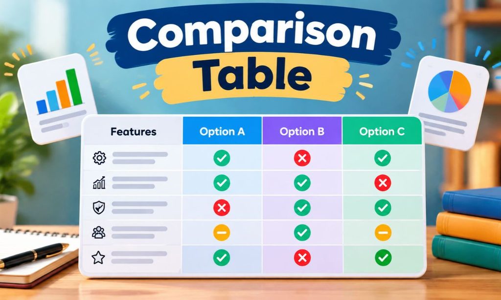 “Comparison Table”