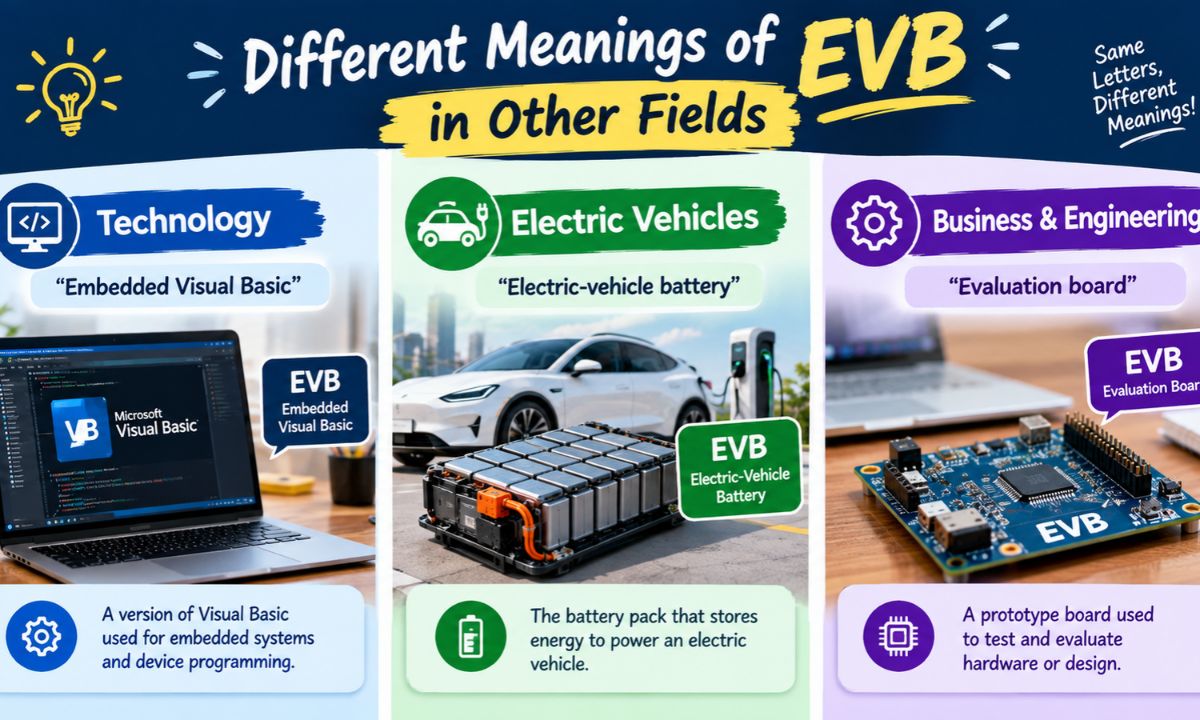 Different Meanings of EVB in Other Fields