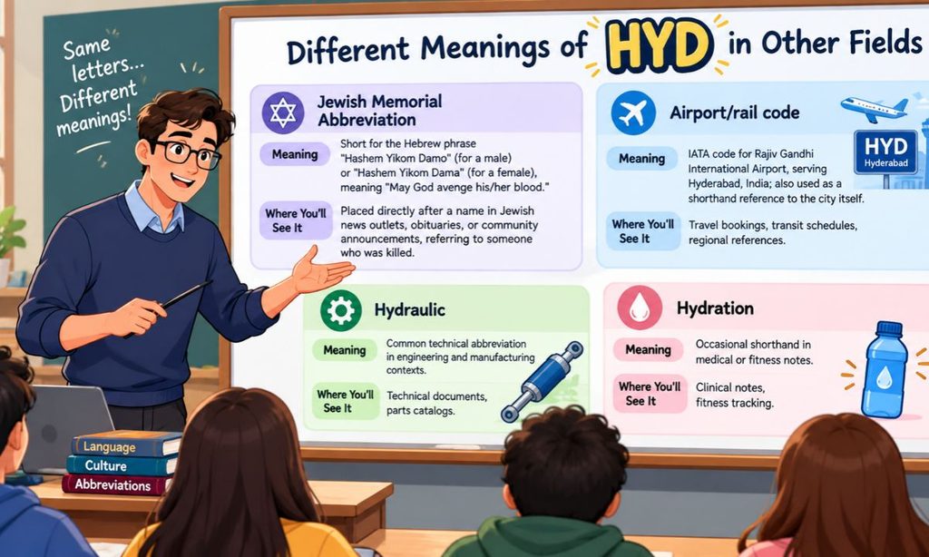 Different Meanings of HYD in Other Fields