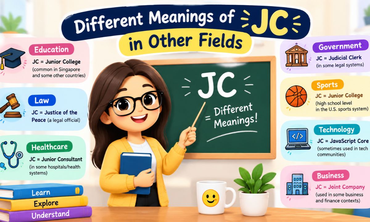Different Meanings of JC in Other Fields
