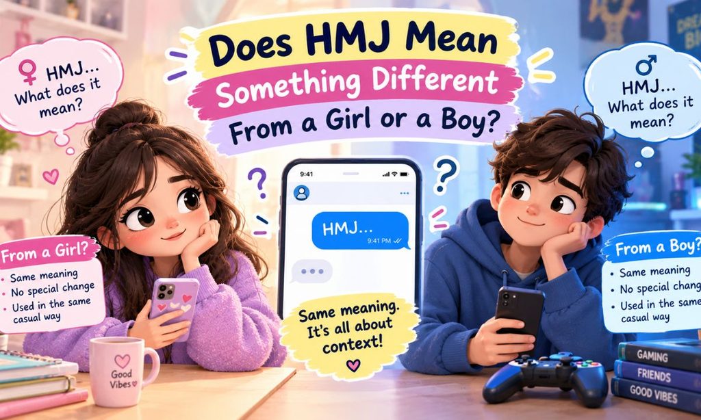 Does HMJ Mean Something Different From a Girl or a Boy