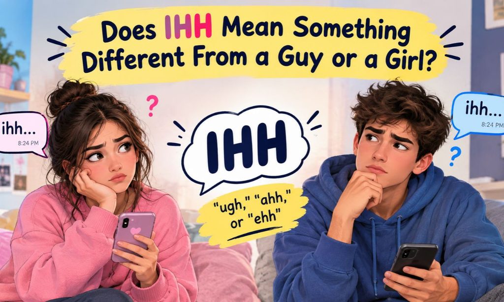 Does IHH Mean Something Different From a Guy or a Girl