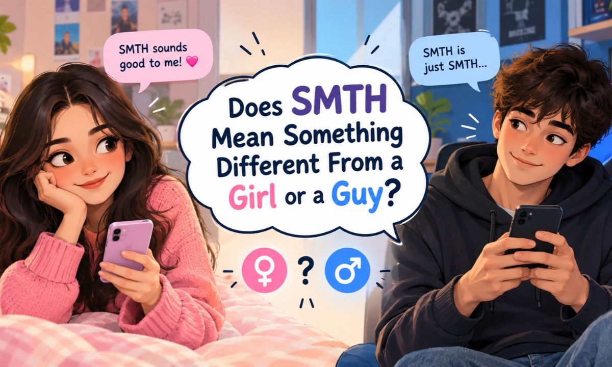 Does SMTH Mean Something Different From a Girl or a Guy_
