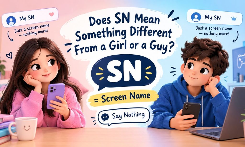 Does SN Mean Something Different From a Girl or a Guy