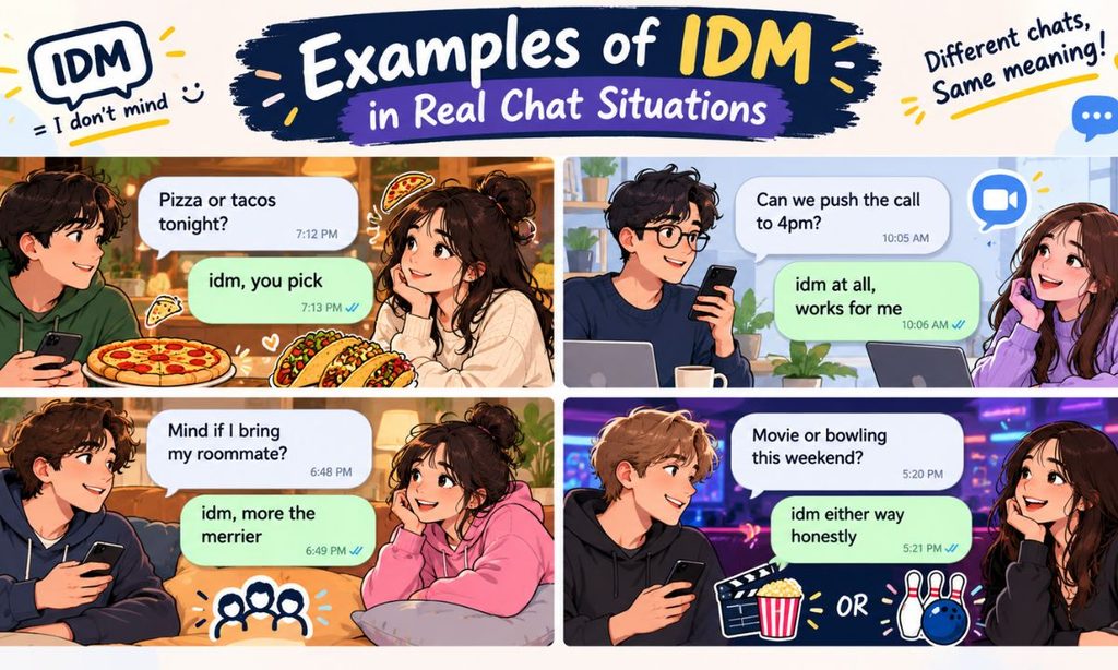 Examples of IDM in Real Chat Situations