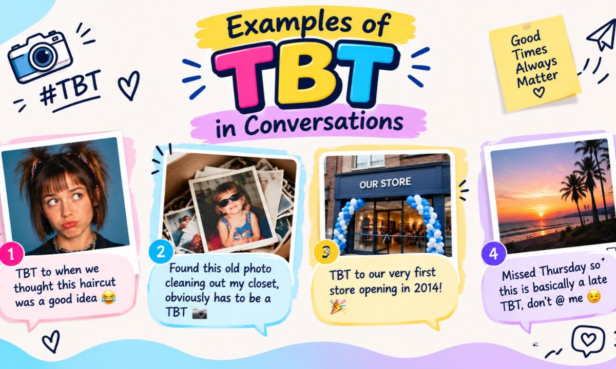 Examples of TBT in Conversations