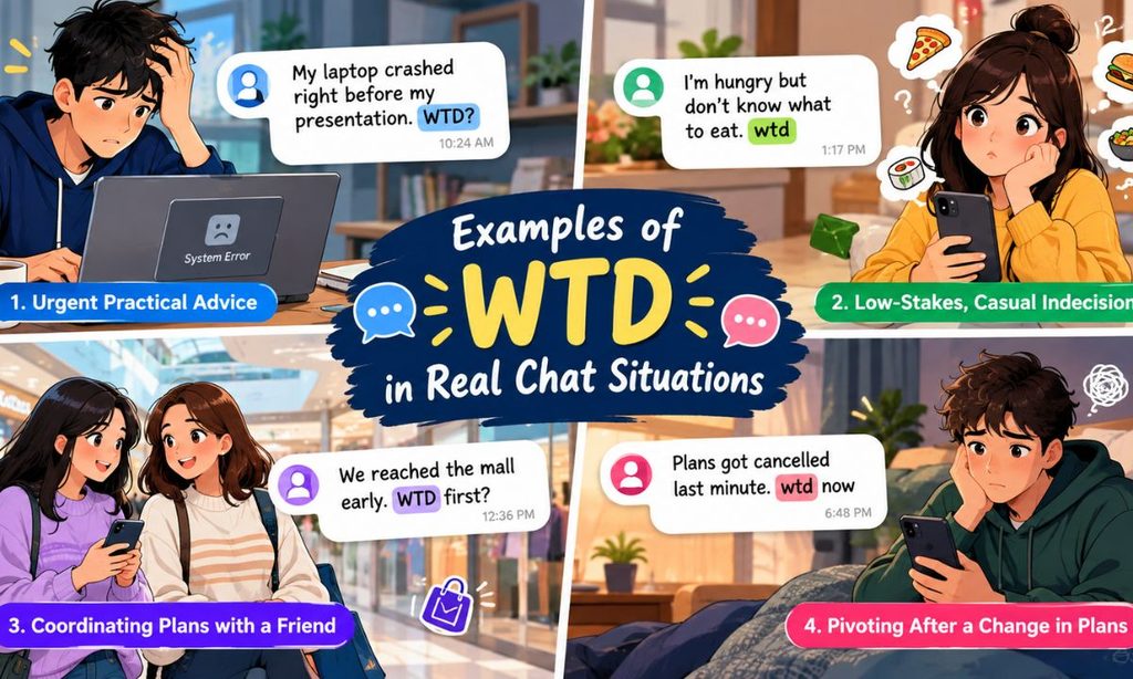 Examples of WTD in Real Chat Situations