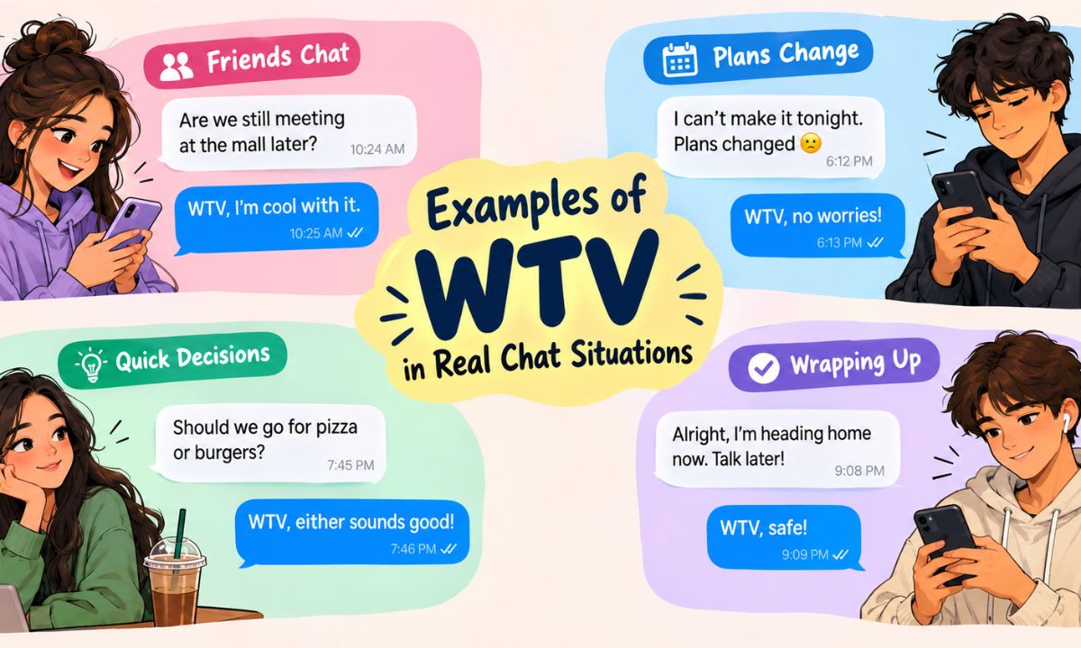 Examples of WTV in Real Chat Situations