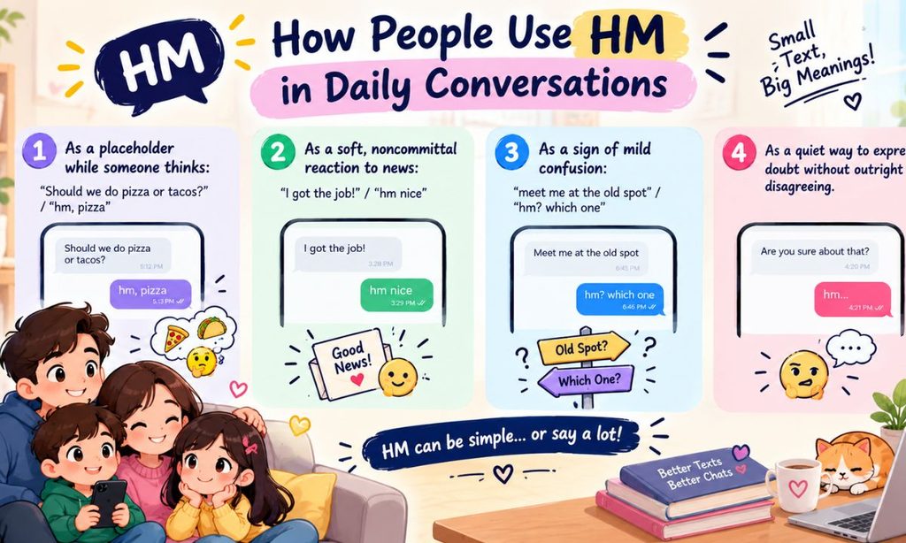 How People Use HM in Daily Conversations