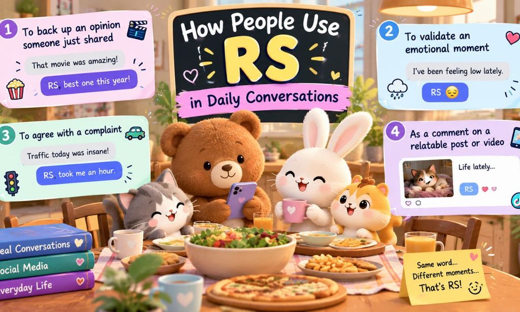 How People Use RS in Daily Conversations