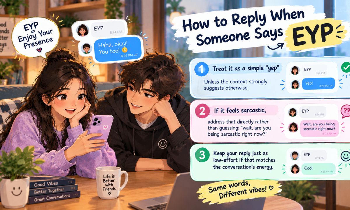 How to Reply When Someone Says EYP