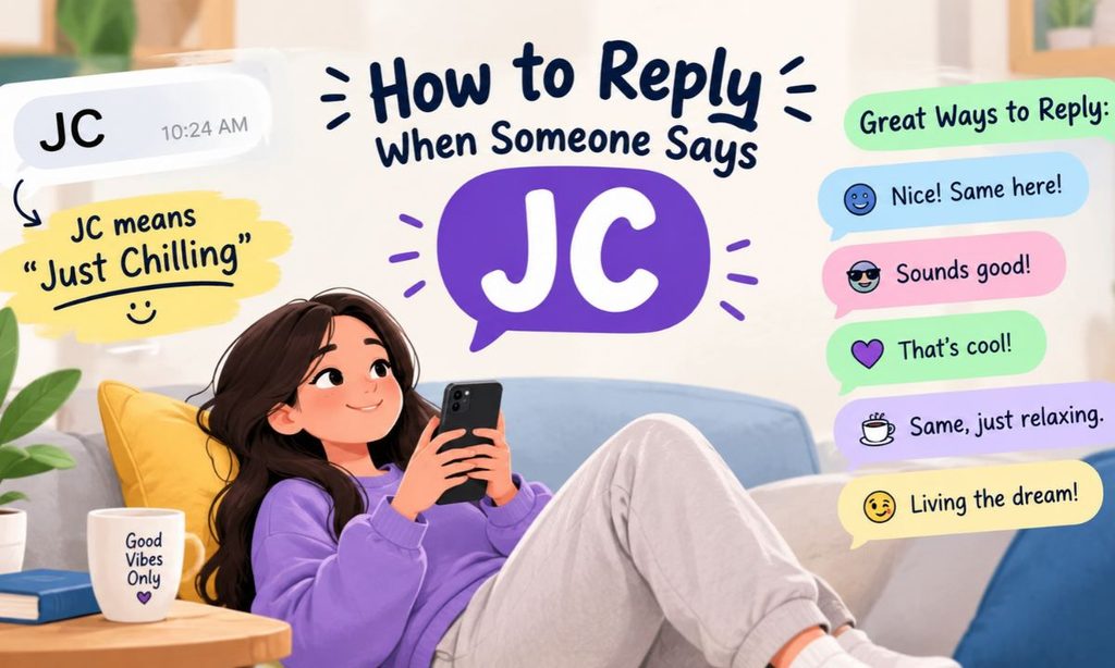 How to Reply When Someone Says JC