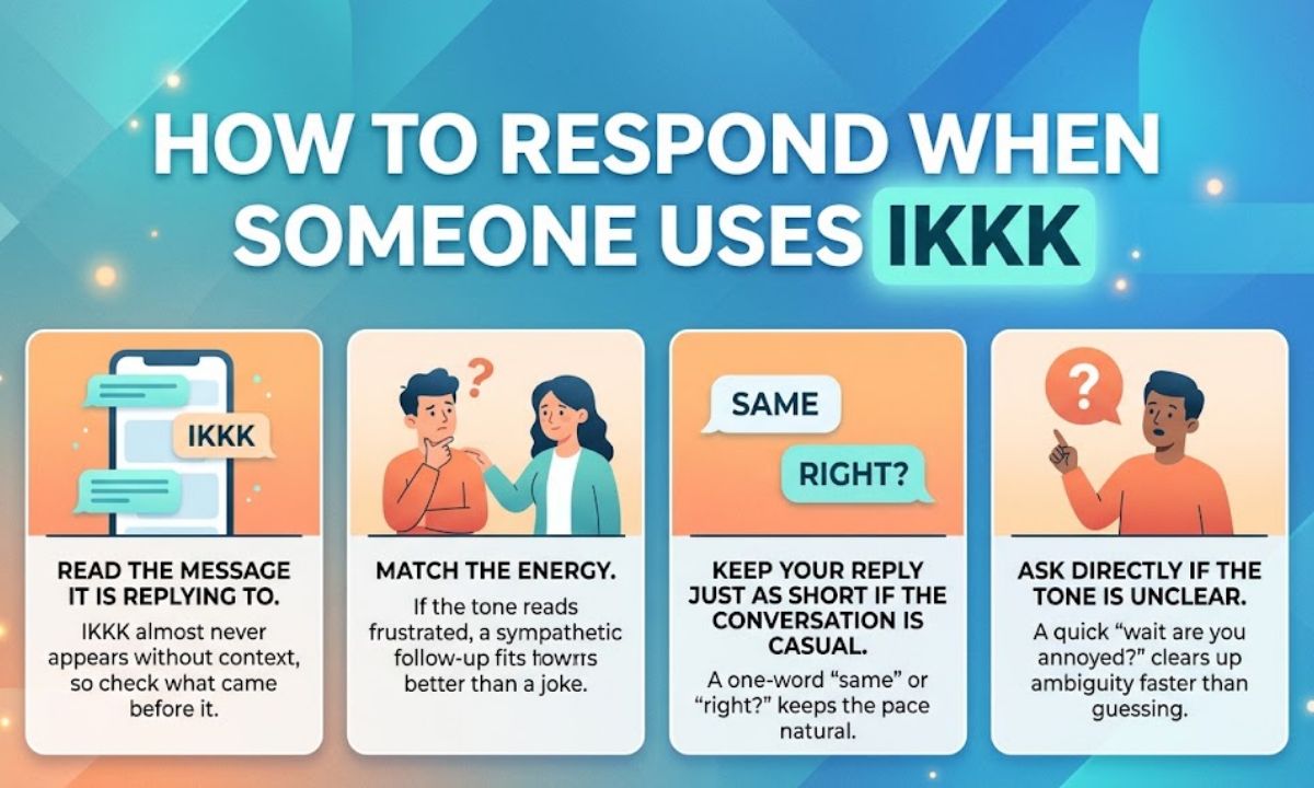 How to Respond When Someone Uses IKKK