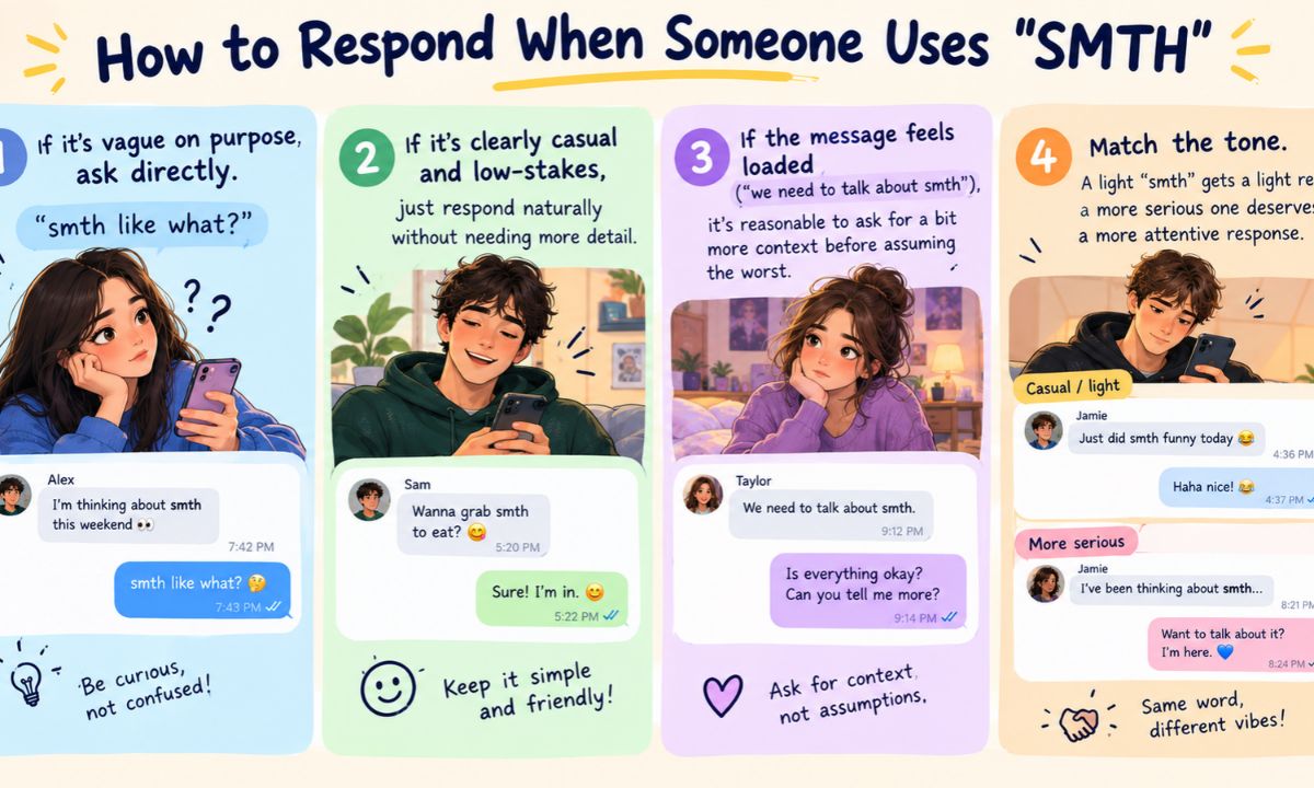 How to Respond When Someone Uses _SMTH_