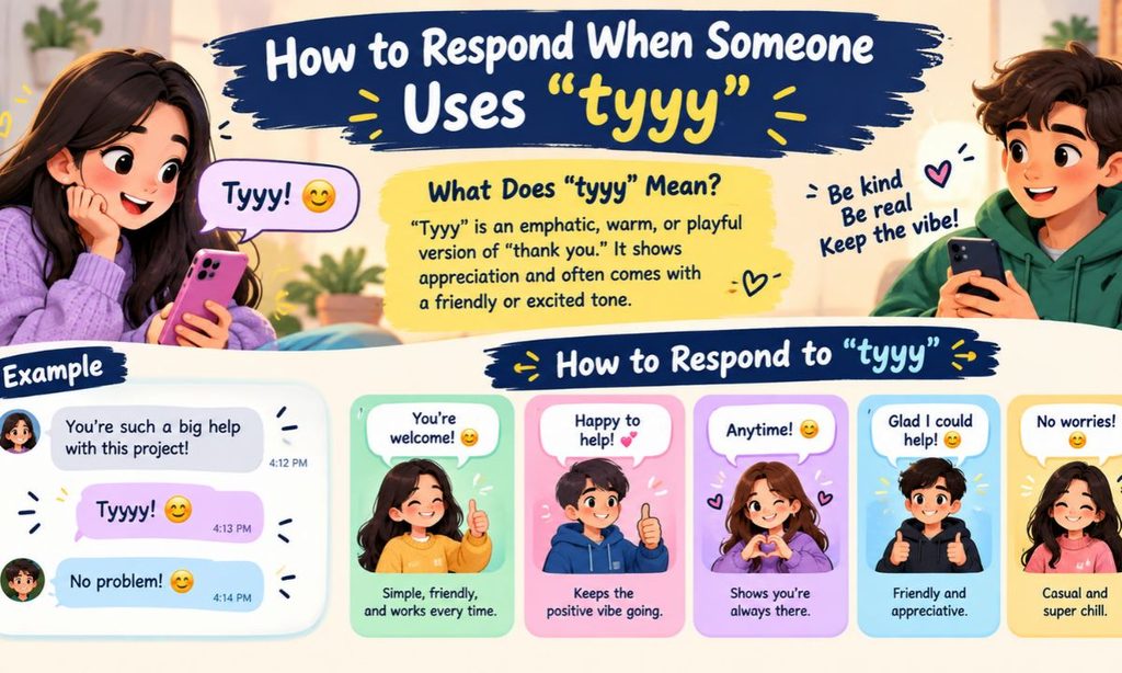 How to Respond When Someone Uses “tyyy”