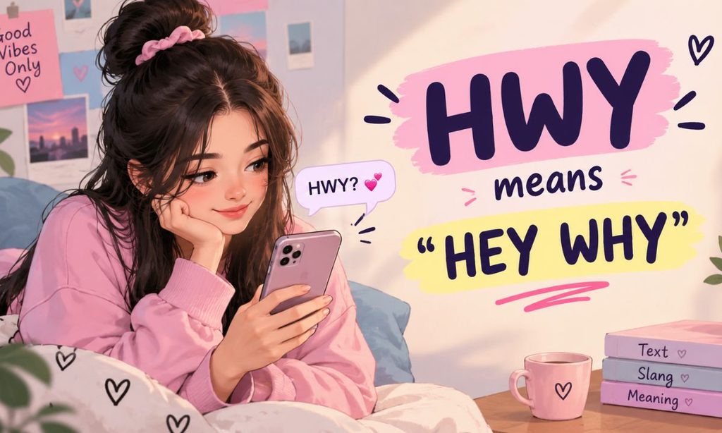 Hwy meaning in text from girl