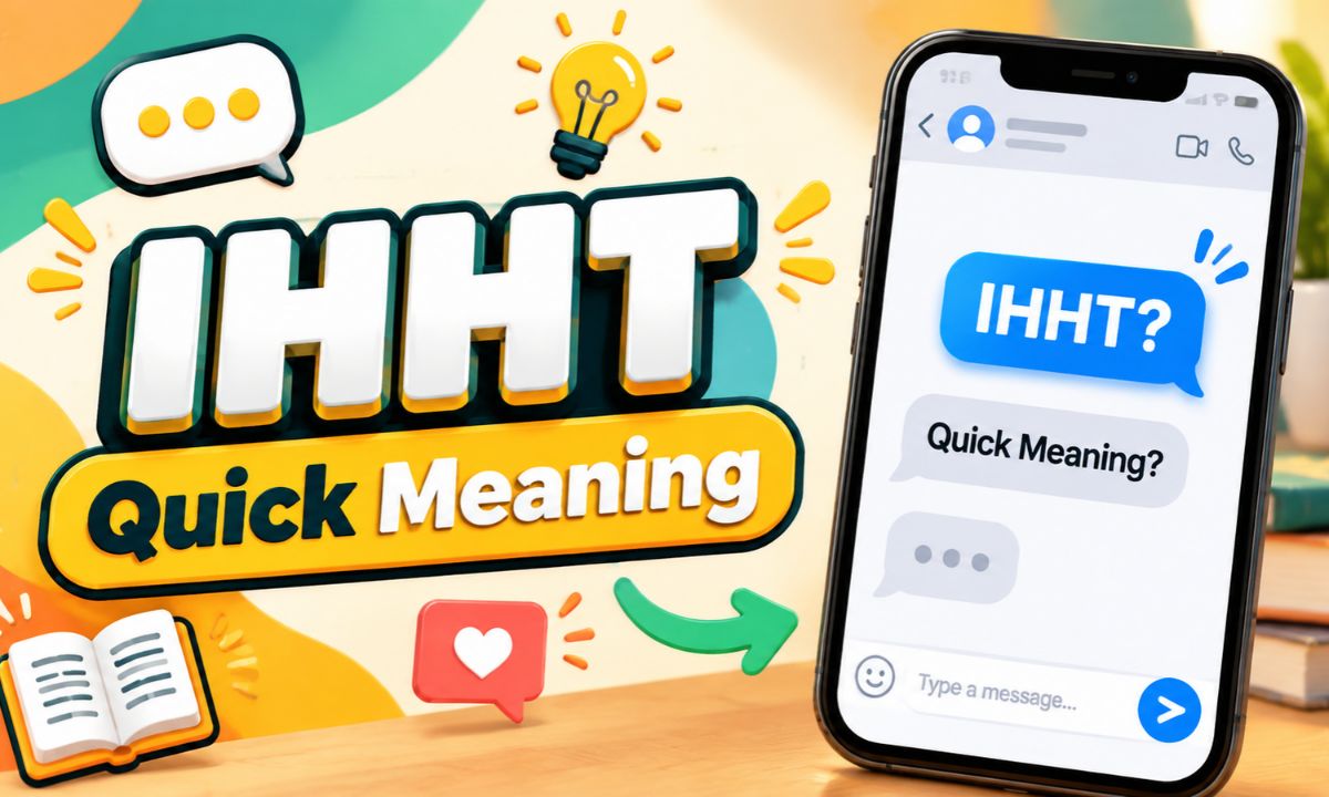 IHHT – Quick Meaning”