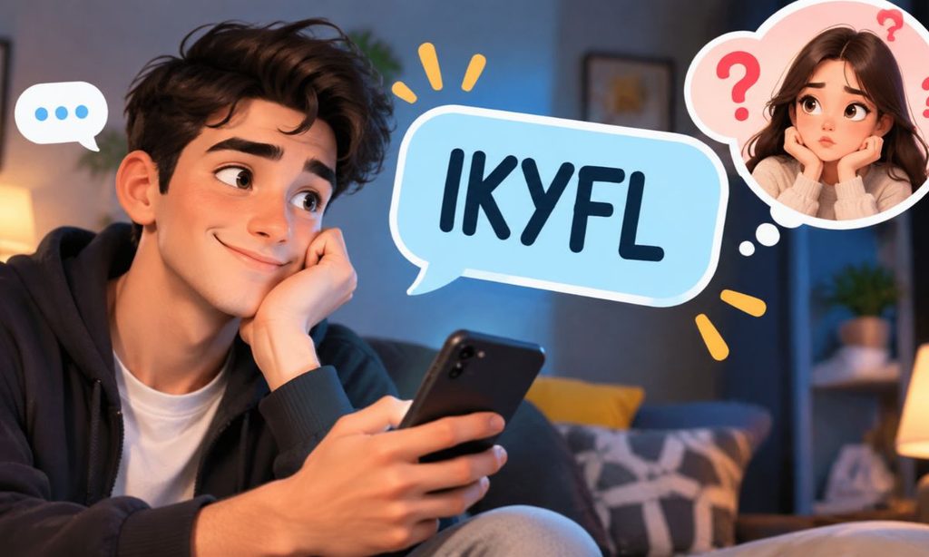 “Ikyfl mean in text from a guy”
