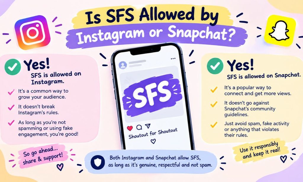 Is SFS Allowed by Instagram or Snapchat_