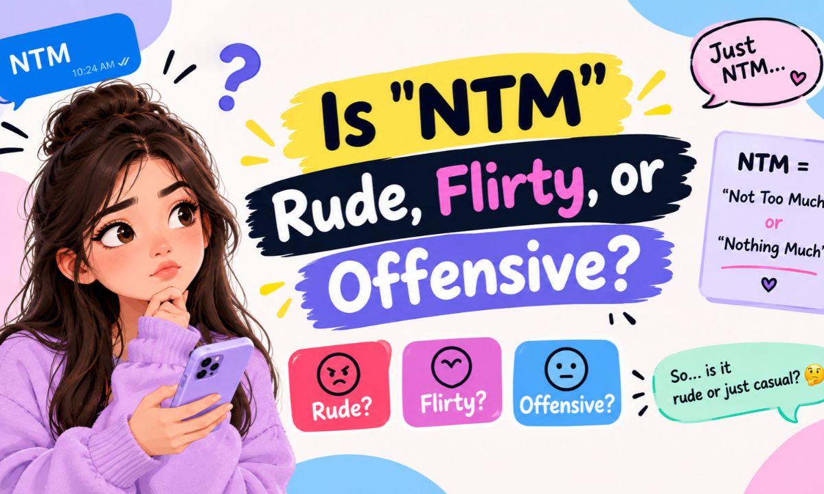 Is _NTM_ Rude, Flirty, or Offensive_