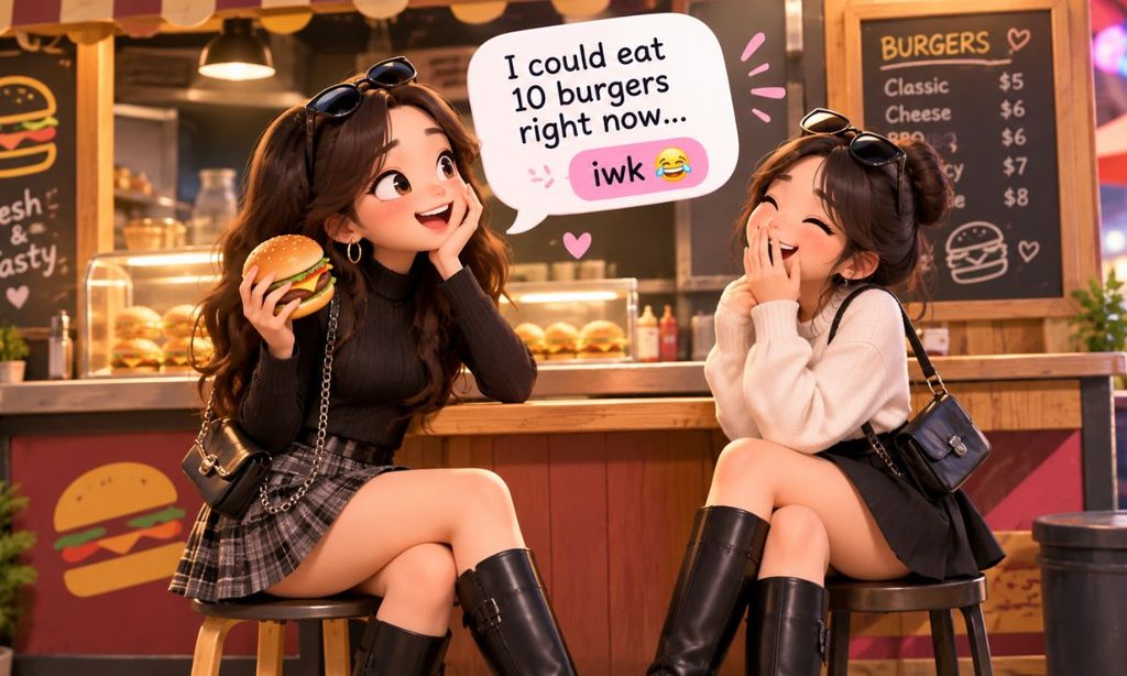 Iwk meaning from a girl
