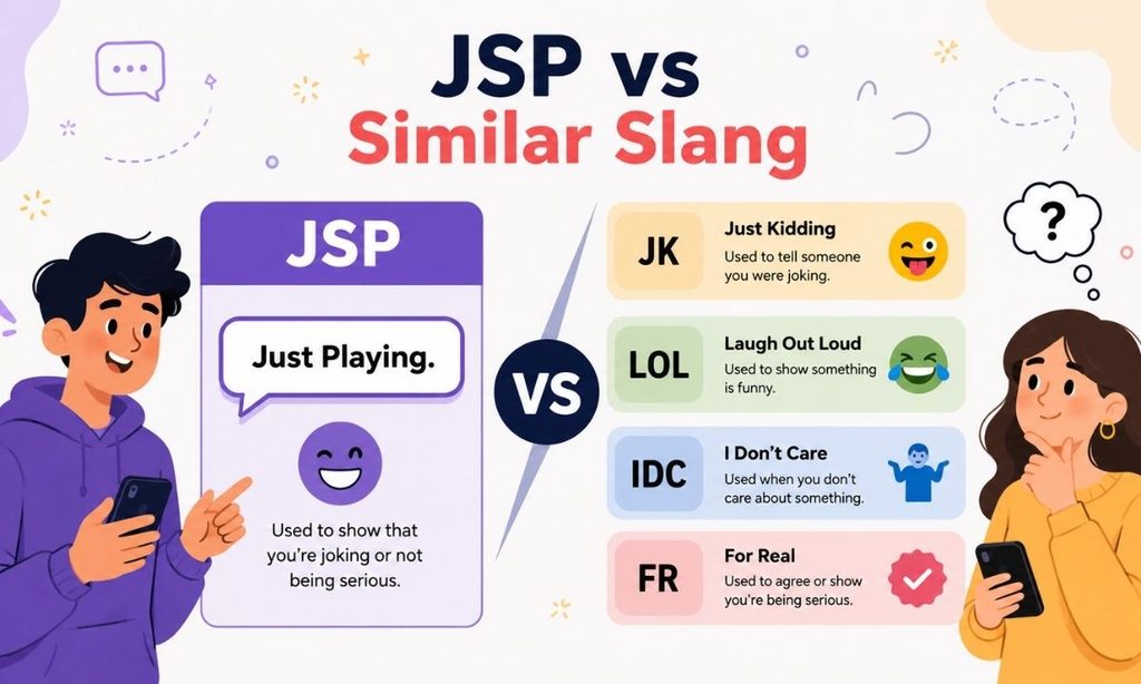 JSP vs Similar Slang