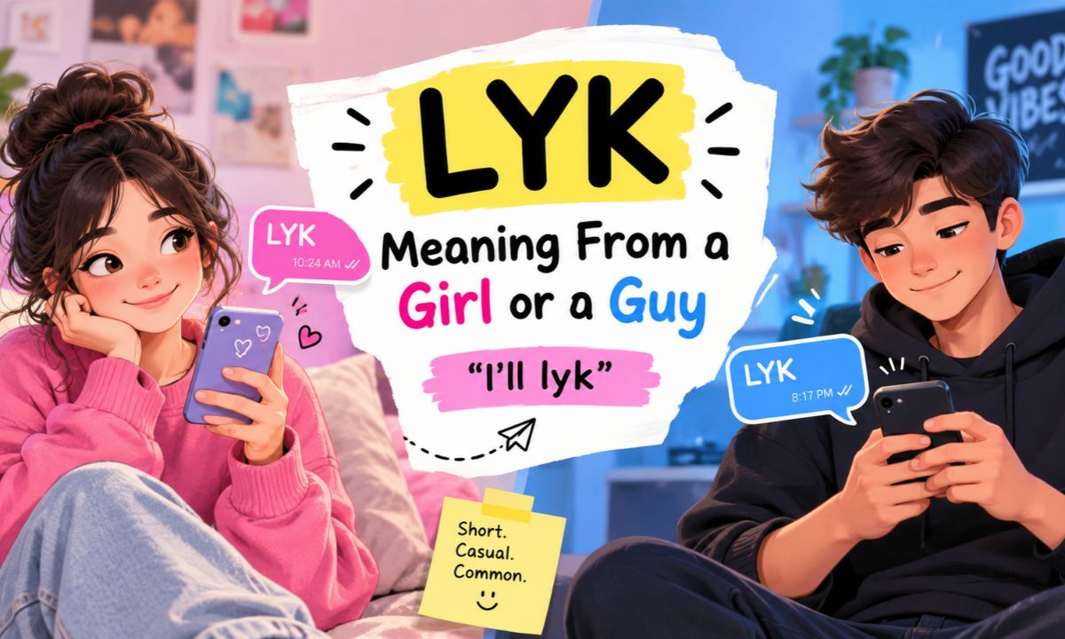 Lyk Meaning From a Girl or a Guy