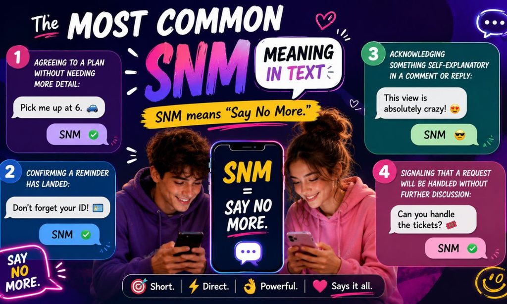 Most Common SNM Meaning In Text (Deep Dive)