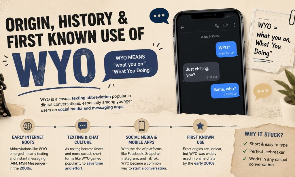 Origin, History & First Known Use of WYO