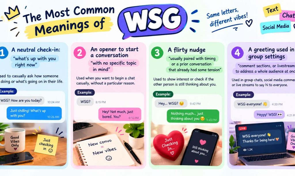 The Most Common Meanings of WSG