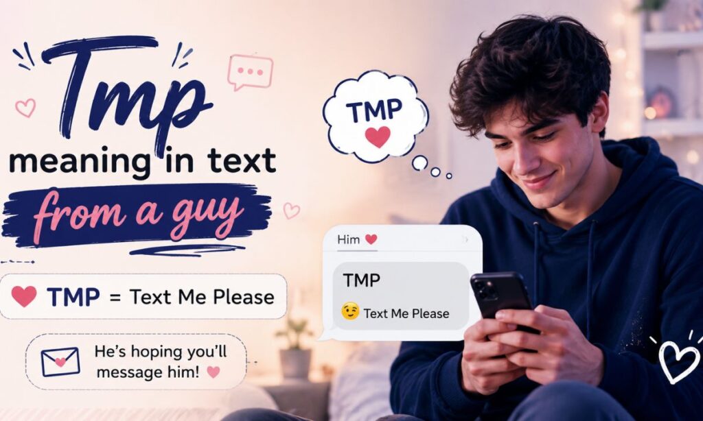 Tmp meaning in text from a guy 