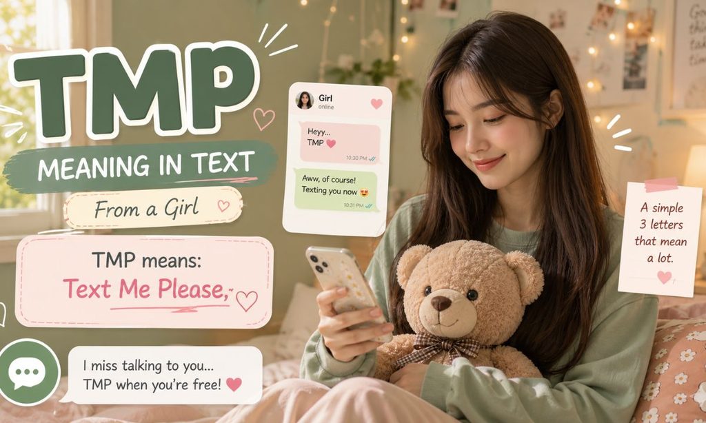 Tmp meaning in text from girls