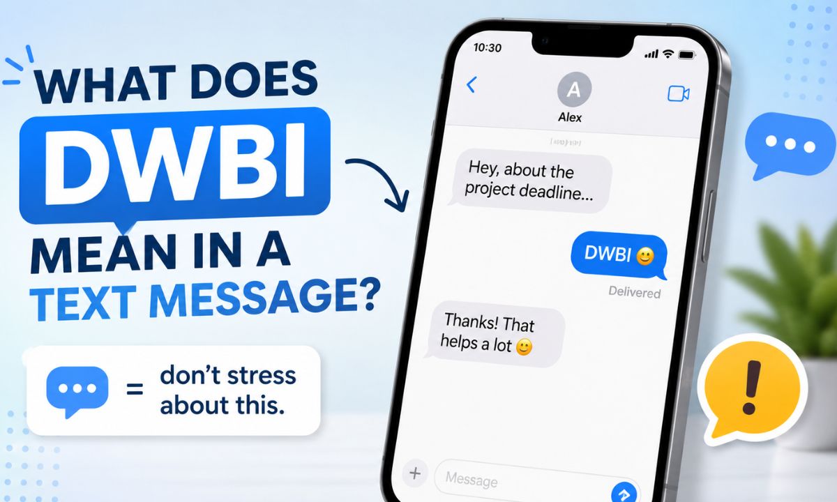 What Does DWBI Mean in a Text Message