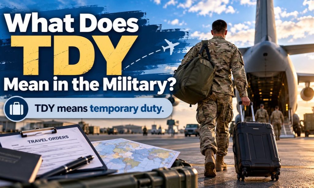 What Does TDY Mean in the Military