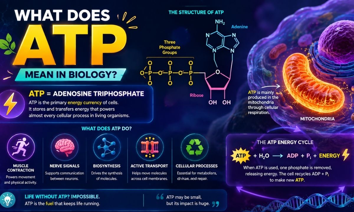 What does ATP mean in Biology