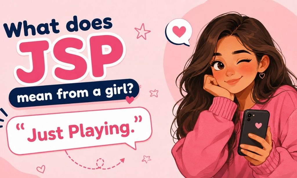 What does JSP mean from a girl