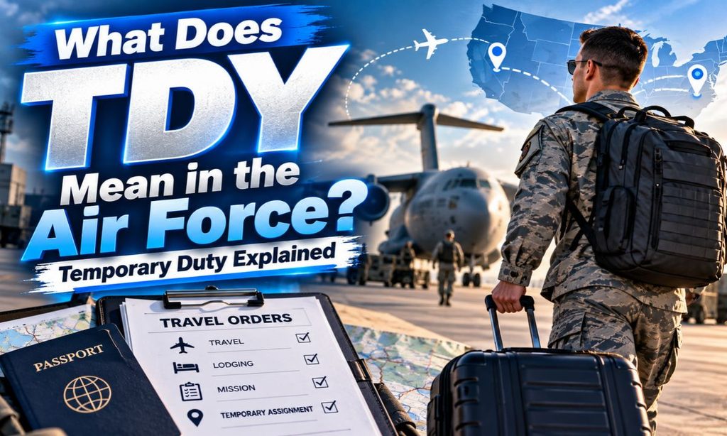 What does TDY mean in the Air Force