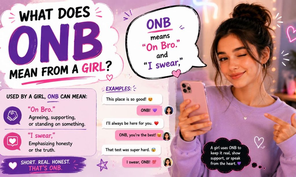 What does onb mean from a girl
