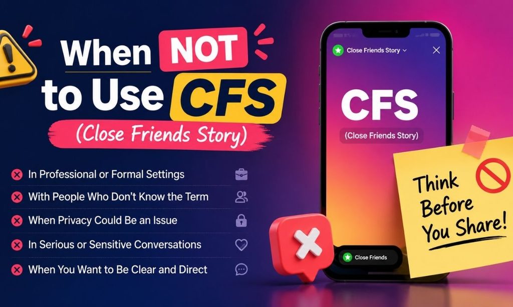 When NOT to Use CFS