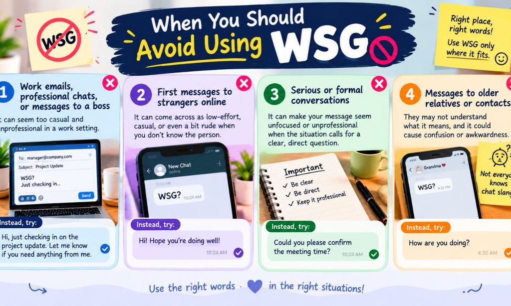 When You Should Avoid Using WSG