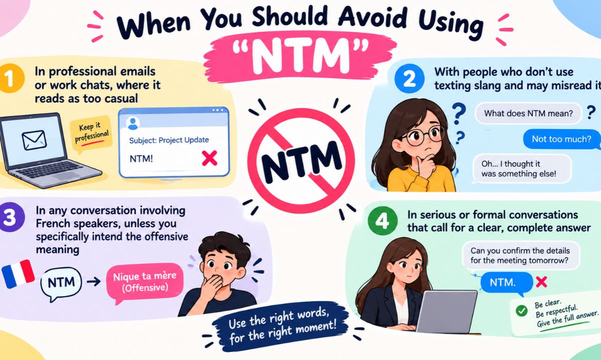 When You Should Avoid Using _NTM_