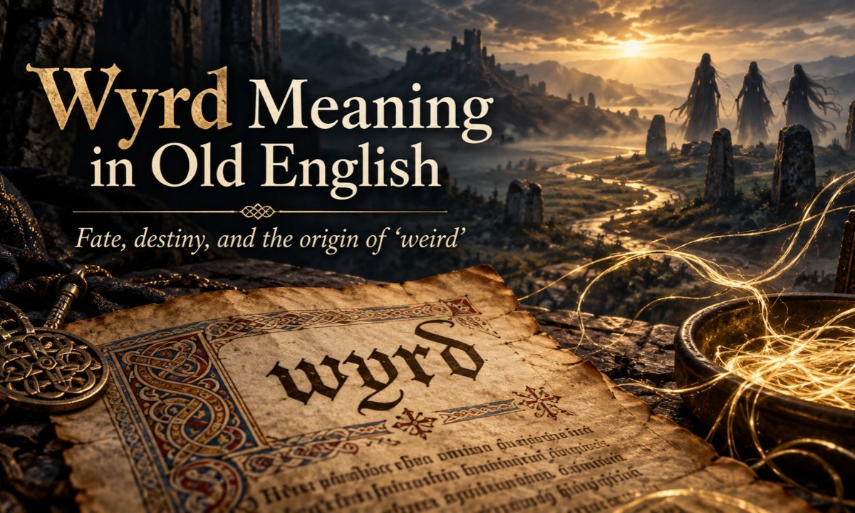 Wyrd meaning Old English