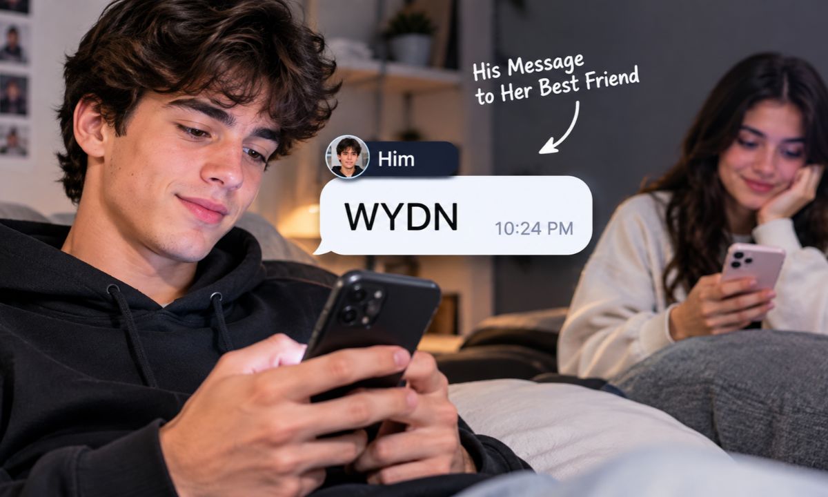 wydn mean in text from a guy