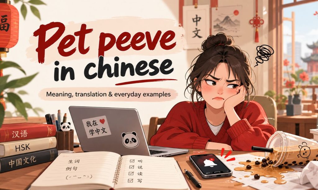 “Pet peeve in chinese”