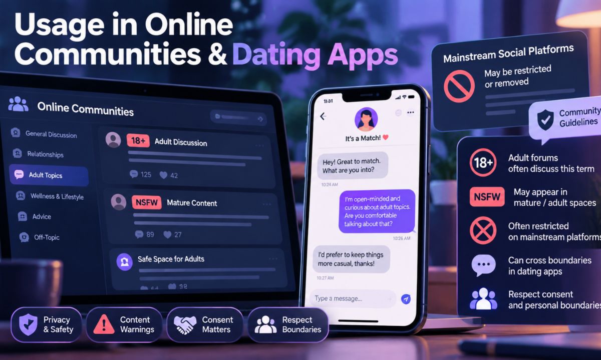 “Usage in Online Communities & Dating Apps”