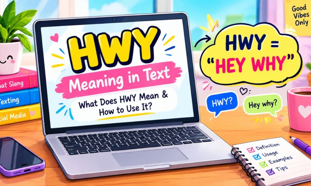 HWY Meaning in Text What Does HWY Mean & How to Use It