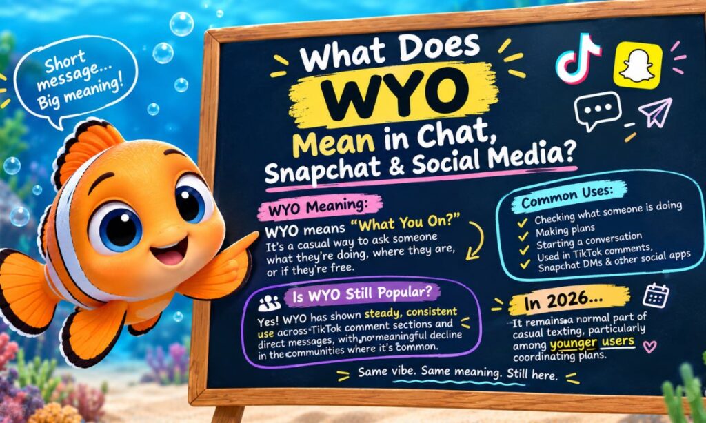 WYO Meaning in Text What Does WYO Mean in Chat, Snapchat & Social Media